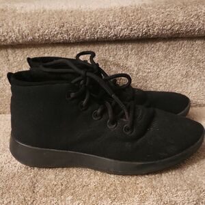 Allbirds Black Merino Wool Hi Top Runners Men's 10